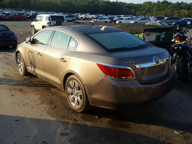 1G4GC5ED9BF122155 - 2011 BUICK LACROSSE C BROWN photo 3