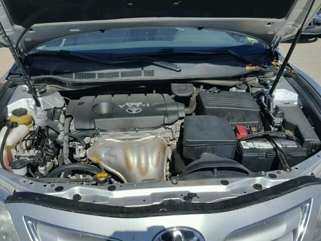 4T4BF3EK4AR012750 - 2010 TOYOTA CAMRY SILVER photo 7