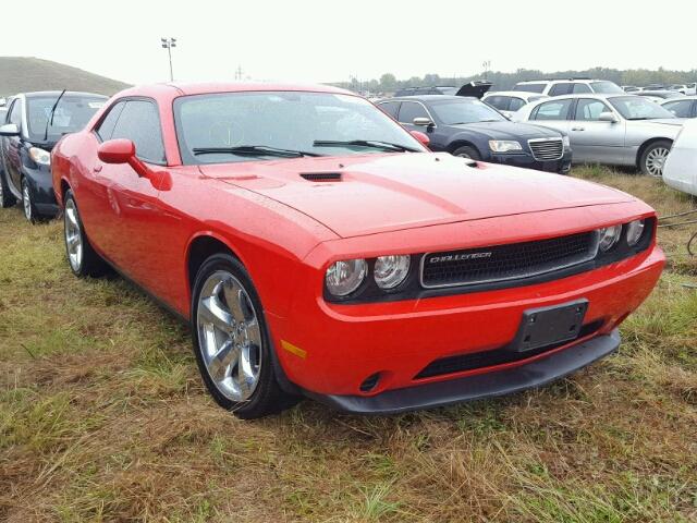 2C3CDYAG4EH208434 - 2014 DODGE CHALLENGER RED photo 1