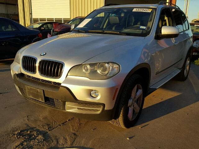 5UXFE43558L036317 - 2008 BMW X5 3.0I SILVER photo 2