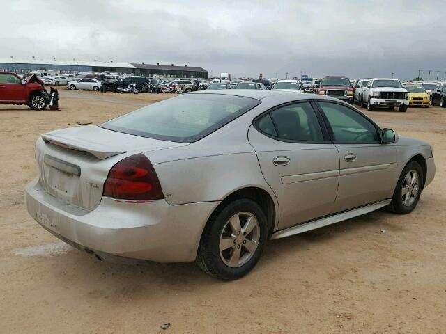2G2WP552281121825 - 2008 PONTIAC GRAND PRIX GRAY photo 4