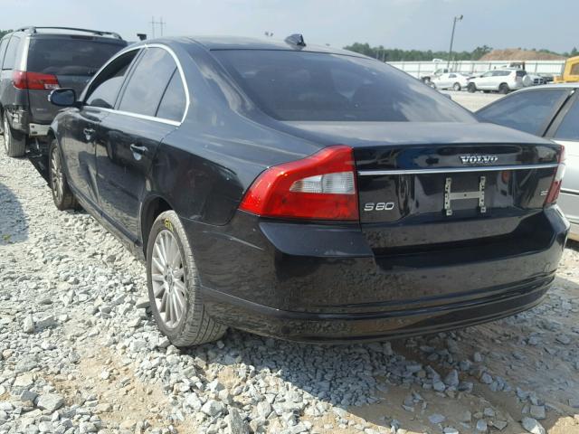 YV1AS982X81077239 - 2008 VOLVO S80 3.2 BLACK photo 3