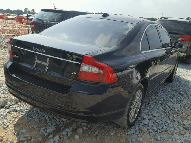 YV1AS982X81077239 - 2008 VOLVO S80 3.2 BLACK photo 4