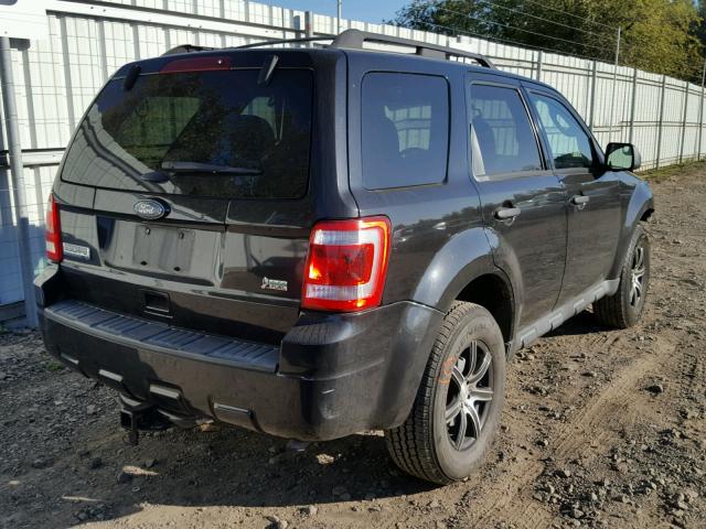 1FMCU0DG7BKA98388 - 2011 FORD ESCAPE XLT BLACK photo 4