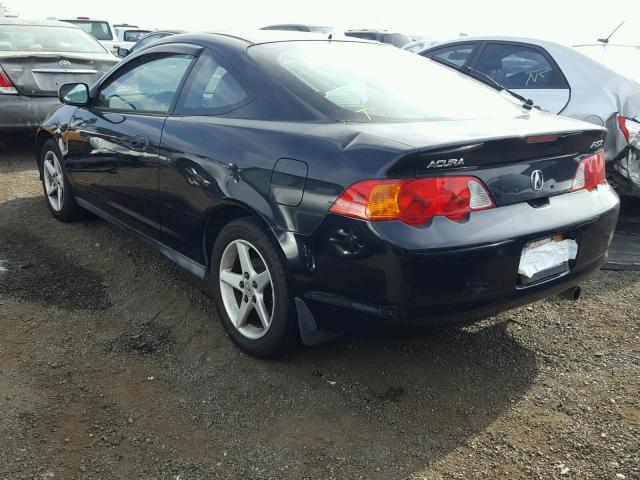 JH4DC548X2C039605 - 2002 ACURA RSX BLACK photo 3