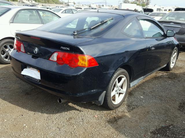 JH4DC548X2C039605 - 2002 ACURA RSX BLACK photo 4