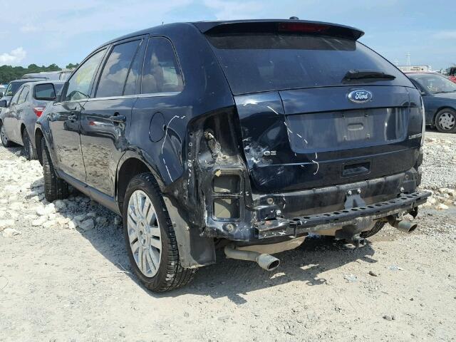 2FMDK39C58BA86826 - 2008 FORD EDGE LIMIT BLACK photo 3