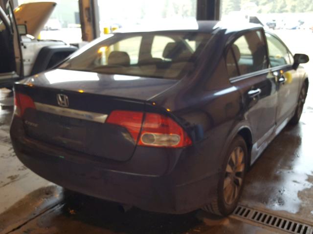 19XFA16989E036462 - 2009 HONDA CIVIC EXL 蓝色 照片 4
