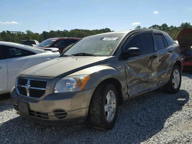 1B3HB48B08D673399 - 2008 DODGE CALIBER SX GOLD photo 2