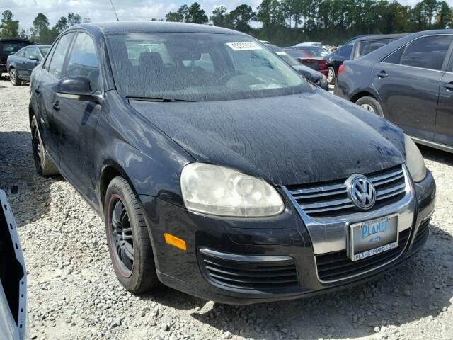 3VWGF71K07M023398 - 2007 VOLKSWAGEN JETTA BLACK photo 1