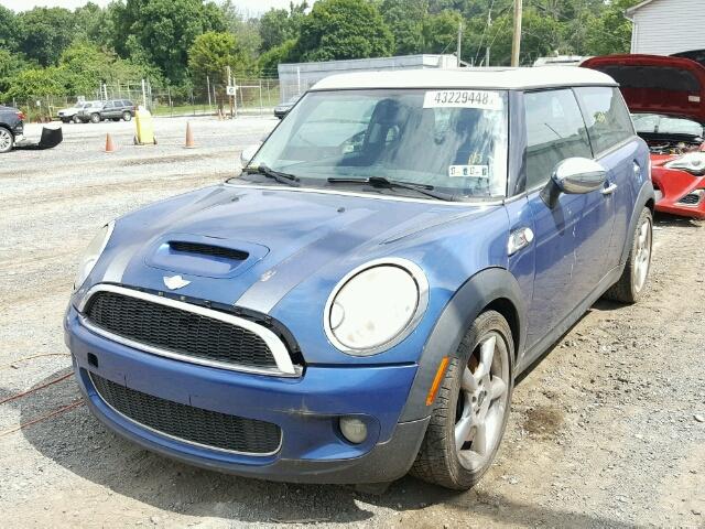 WMWMM33508TP70334 - 2008 MINI COOPER S C BLUE photo 2