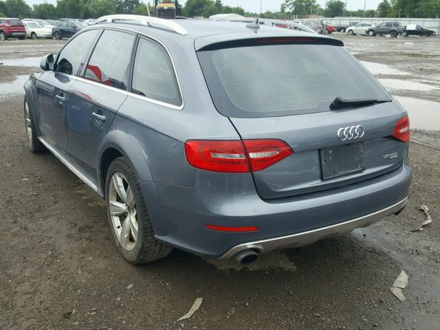 WA1UFAFL6DA046806 - 2013 AUDI A4 ALLROAD GRAY photo 3