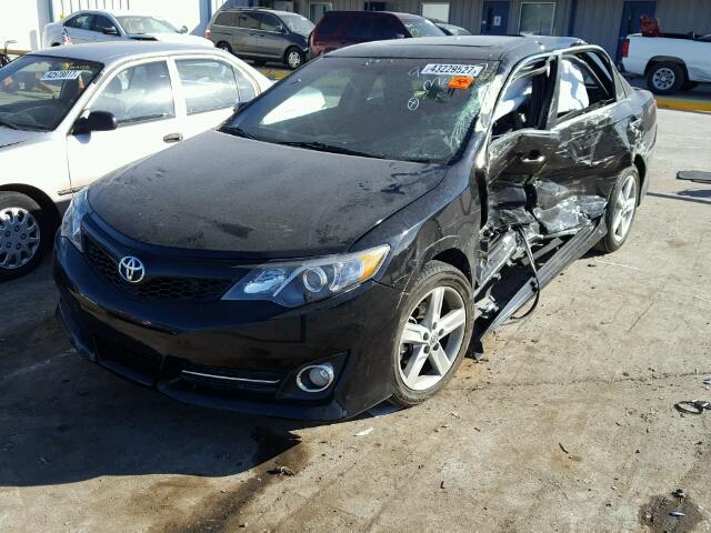 4T1BF1FK7DU252067 - 2013 TOYOTA CAMRY L BLACK photo 2