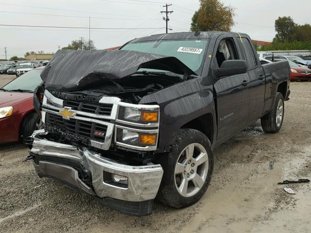 1GCVKREC8EZ174635 - 2014 CHEVROLET SILVERADO BLACK photo 2