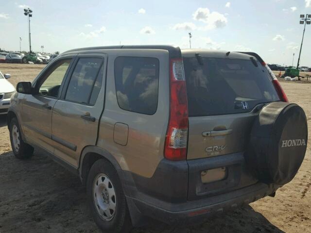 JHLRD68586C008615 - 2006 HONDA CR-V GOLD photo 3