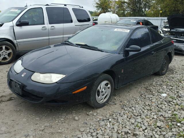 1G8ZN12862Z289833 - 2002 SATURN SC1 BLACK photo 2