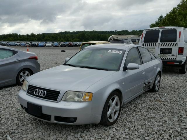 WAULD64B04N011277 - 2004 AUDI A6 2.7T QU SILVER photo 2