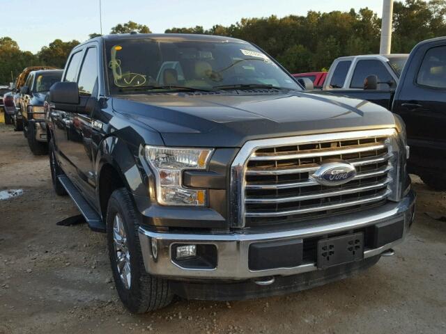 1FTEW1EP6FKD04706 - 2015 FORD F150 GRAY photo 1