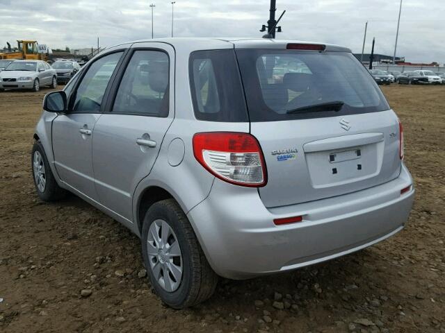 JS2YA5A19B6300050 - 2011 SUZUKI SX4 BASE SILVER photo 3