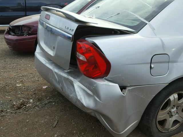 1G1ZU54864F233918 - 2004 CHEVROLET MALIBU LT SILVER photo 9