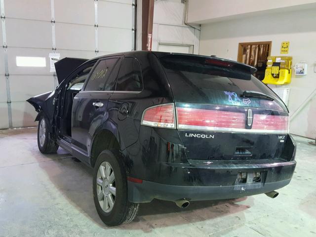 2LMDU88C09BJ09931 - 2009 LINCOLN MKX BLACK photo 3