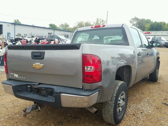 3GCEC13058G124108 - 2008 CHEVROLET SILVERADO GRAY photo 4