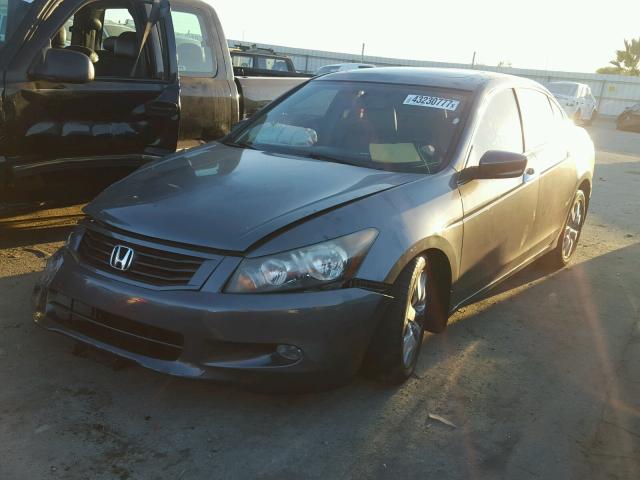 1HGCP36888A044519 - 2008 HONDA ACCORD EXL GRAY photo 2