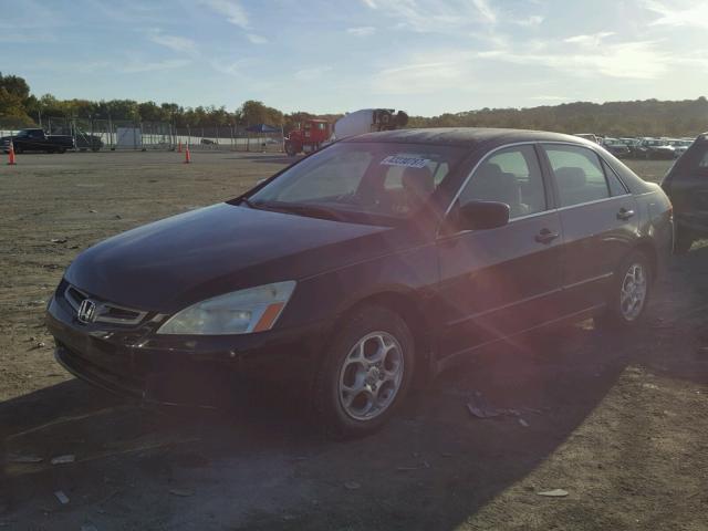 1HGCM56394A110529 - 2004 HONDA ACCORD LX BLACK photo 2