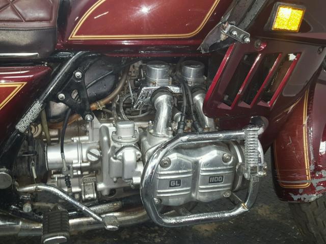 1HFSC0227DA322512 - 1983 HONDA GL1100 A MAROON photo 5