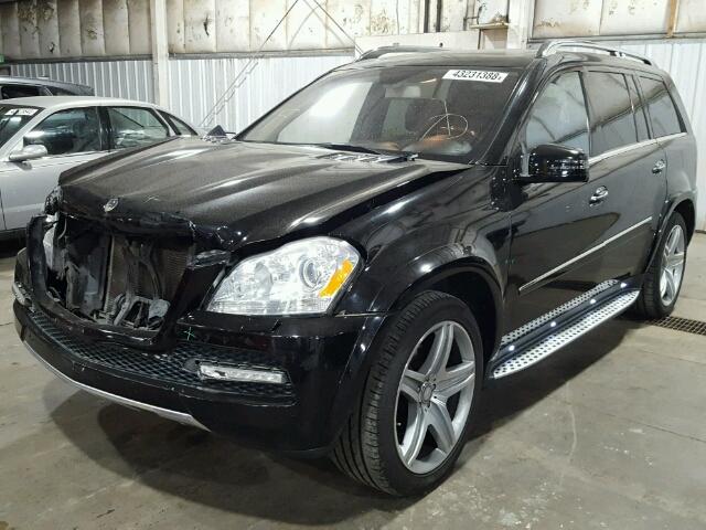 4JGBF8GE0BA740289 - 2011 MERCEDES-BENZ GL 550 4MA BLACK photo 2