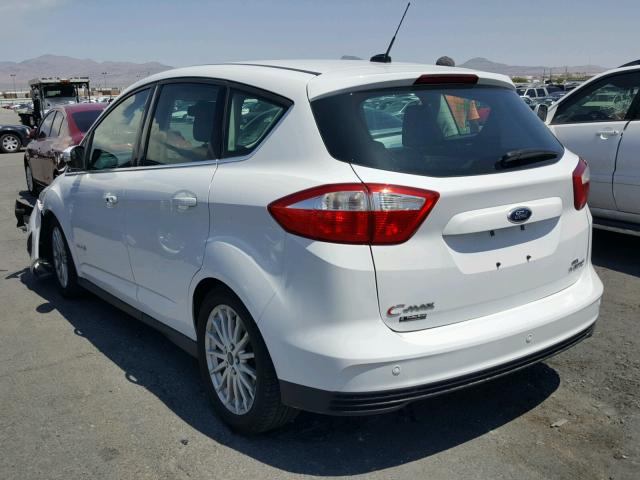 1FADP5BU7DL507787 - 2013 FORD C-MAX SEL WHITE photo 3