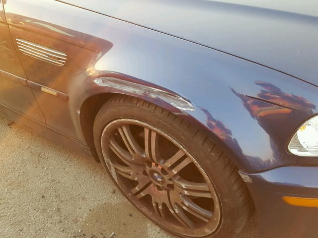 WBSBR93445PK09749 - 2005 BMW M3 BLUE photo 10