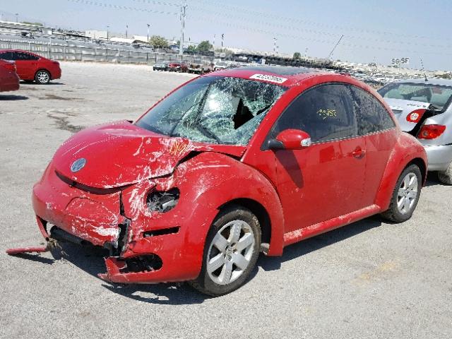 3VWRG31C37M500509 - 2007 VOLKSWAGEN NEW BEETLE წითელი ფოტო 2