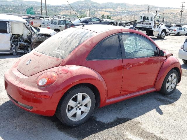 3VWRG31C37M500509 - 2007 VOLKSWAGEN NEW BEETLE წითელი ფოტო 4