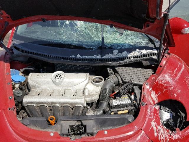 3VWRG31C37M500509 - 2007 VOLKSWAGEN NEW BEETLE წითელი ფოტო 7