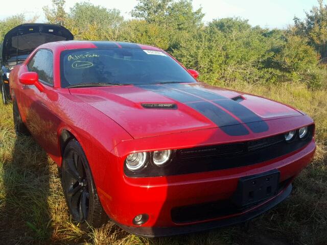 2C3CDZAG3HH618250 - 2017 DODGE CHALLENGER RED photo 1