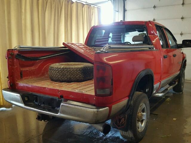 3D7KS28CX6G103479 - 2006 DODGE RAM 2500 S Qırmızı foto 4