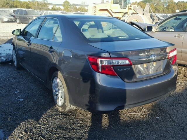 4T4BF1FK4DR287428 - 2013 TOYOTA CAMRY CHARCOAL photo 3