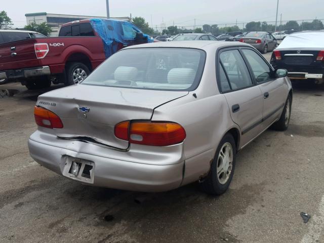 1Y1SK528XYZ405837 - 2000 CHEVROLET GEO PRIZM TAN photo 4