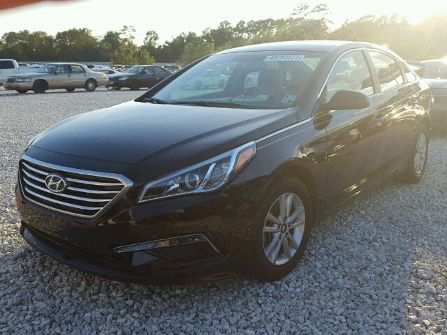 5NPE24AF1FH242835 - 2015 HYUNDAI SONATA SE BLACK photo 2