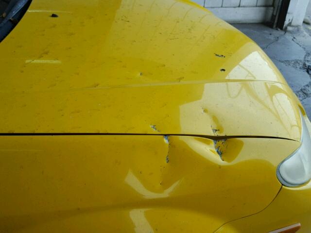 JM1BJ246X21511034 - 2002 MAZDA PROTEGE PR YELLOW photo 9