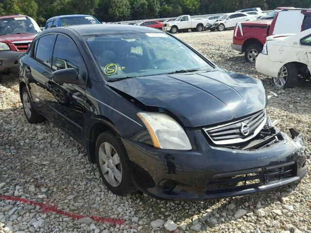 3N1AB6AP7AL637570 - 2010 NISSAN SENTRA BLACK photo 1