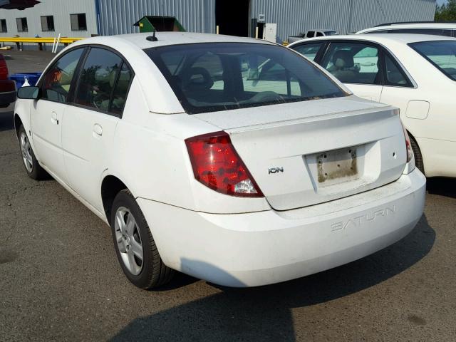 1G8AJ58F57Z209810 - 2007 SATURN ION LEVEL WHITE photo 3