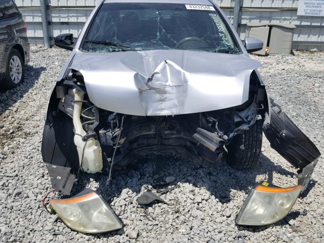 3N1AB61E88L743583 - 2008 NISSAN SENTRA 2.0 SILVER photo 9