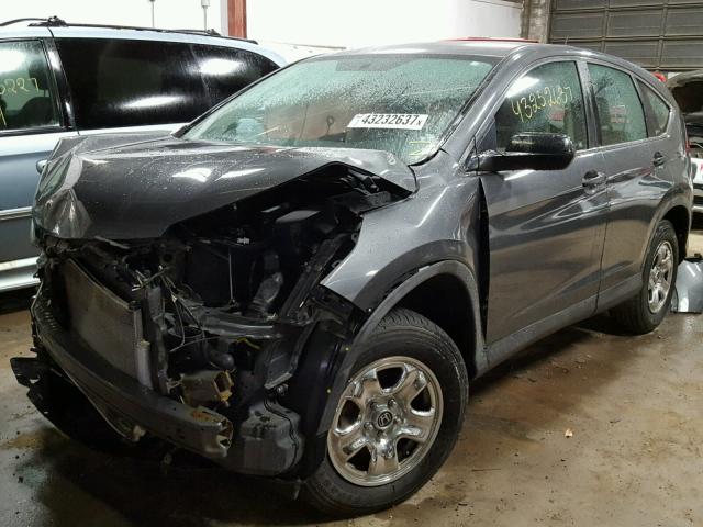 5J6RM4H35CL037544 - 2012 HONDA CR-V GRAY photo 2