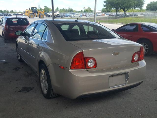 1G1ZG57B794264709 - 2009 CHEVROLET MALIBU LS ოქროსფერი ფოტო 3