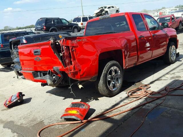 1GCVKPEC9GZ219895 - 2016 CHEVROLET SILVERADO RED photo 4