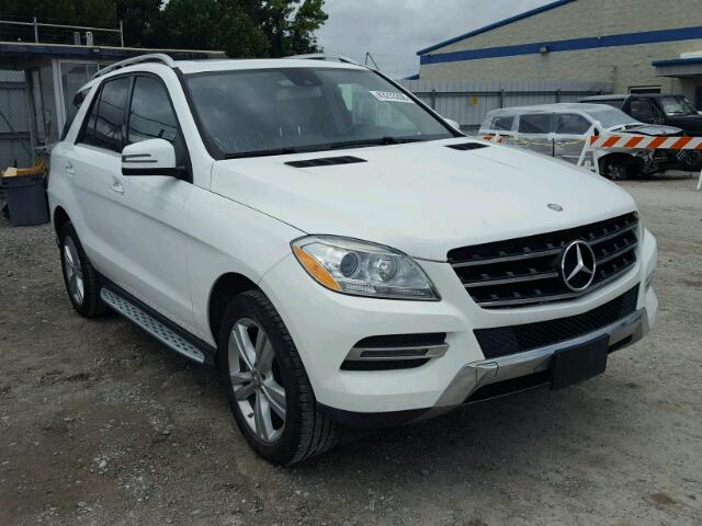 4JGDA5JB7FA440498 - 2015 MERCEDES-BENZ ML 350 WHITE photo 1