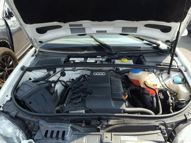 WAUDF78E57A211527 - 2007 AUDI A4 2.0T QU WHITE photo 7