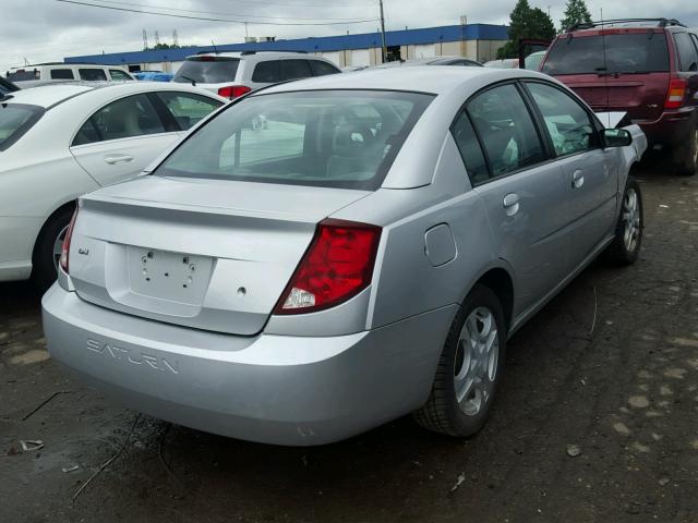 1G8AL52F63Z140185 - 2003 SATURN ION LEVEL SILVER photo 4